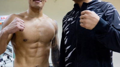‘반칙 니킥 맞고 피 철철’ 박준용, 그래플링 압도→UFC 9승…고석현은 데뷔전 완승